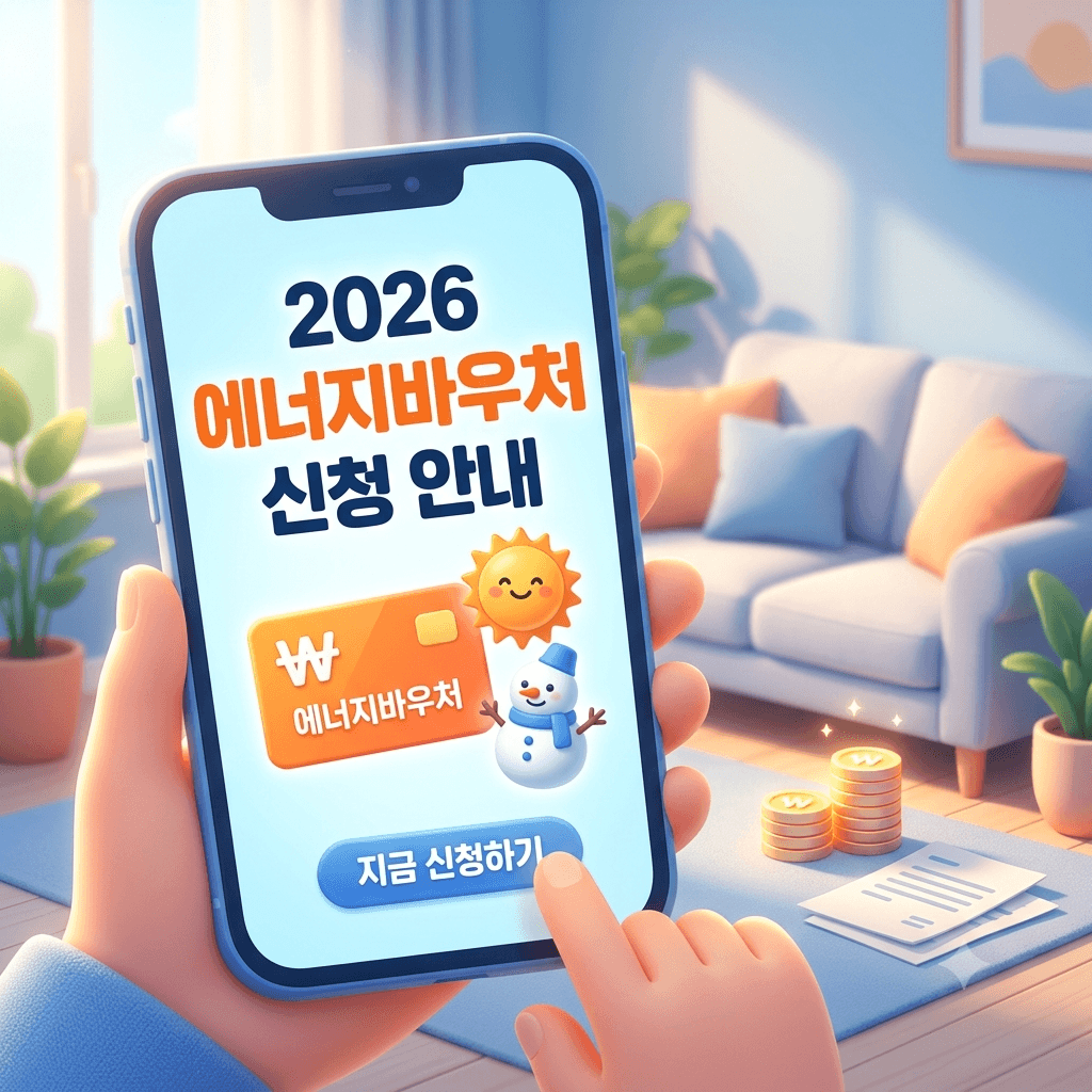 2026년 에너지바우처 신청 방법 총정리! 지원 자격부터 금액까지 한눈에 보기