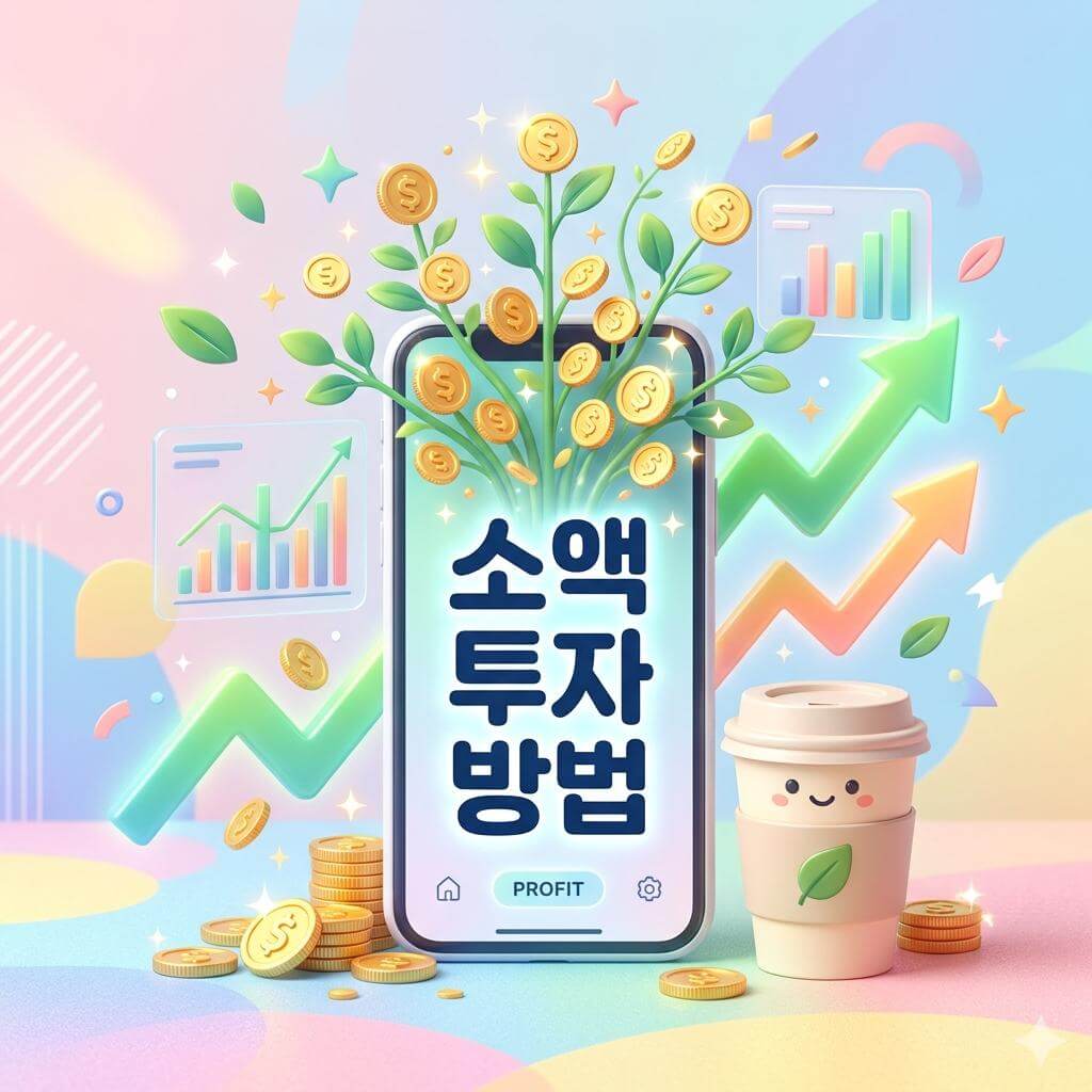 커피 한 잔 값으로 시작하는 소액 투자 방법 TOP 4 (2026년 최신판)
