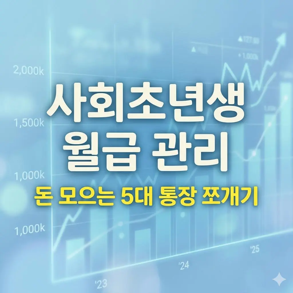 사회초년생 월급 관리 비법, 돈 모으는 5대 통장 쪼개기 방법
