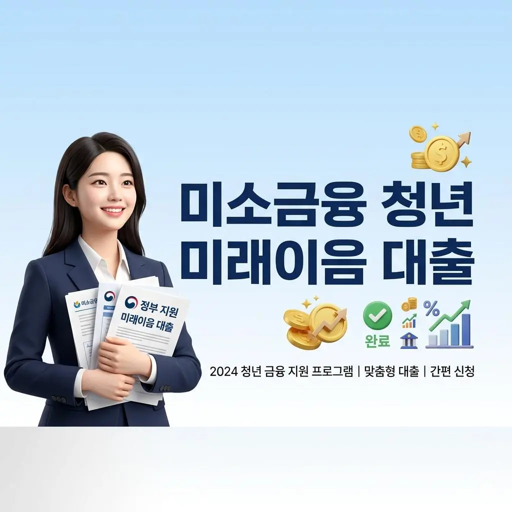 신용등급 낮아도 OK! 미소금융 청년 미래이음 대출 조건부터 신청 꿀팁까지